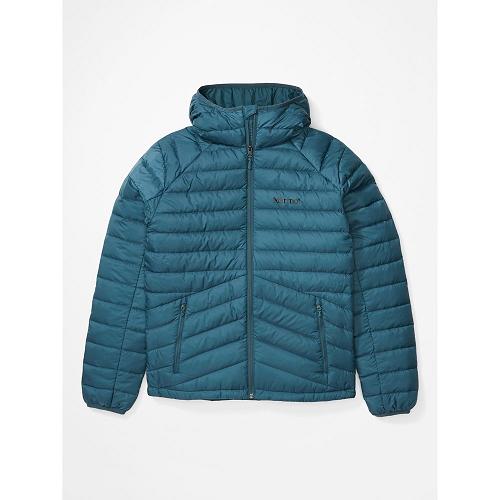 Marmot Highlander Jackets - Mens Down Jacket Blue Grey CA9850637 Canada